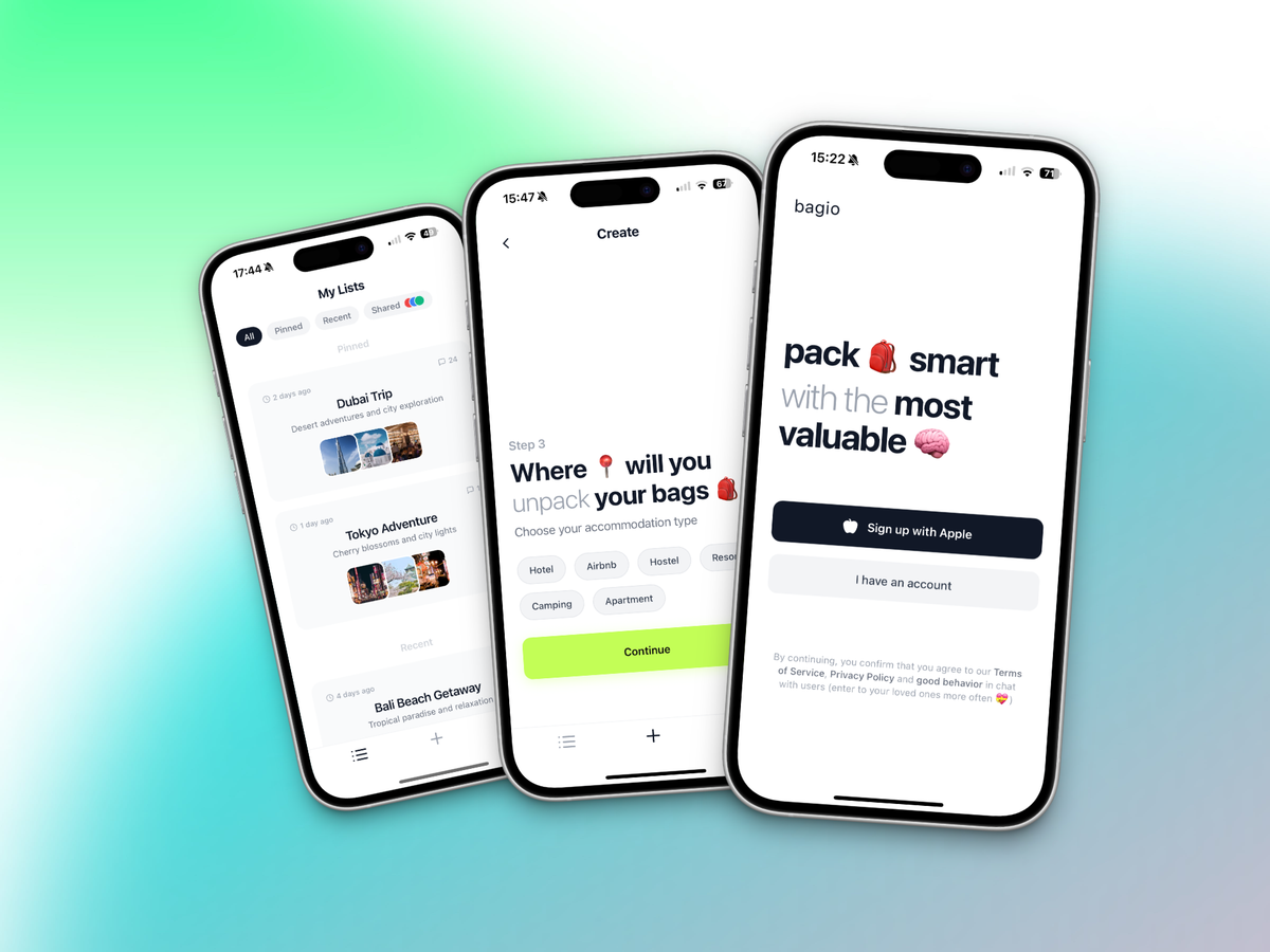 Bagio Project Screenshot